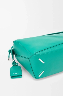 Loewe Маленькая сумка натуральной кожи, аквамариновый