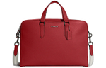 COACH Graham Refined Pebble Leather Handbag, Shoulder Bag, Crossbody Bag Large Men"s Red