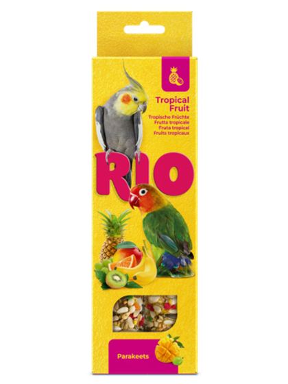 RIO (Рио) Палочки для средних попугаев с тропическими фруктами (2*75 г)