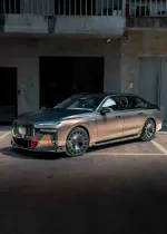 Карбоновая губа переднего бампера для BMW 7 серии G70 2022+ БМВ
