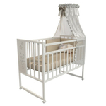 Кровать детская Mini Loft 3D - Star and bear поперечный маятник (сл.кость) 1200х600