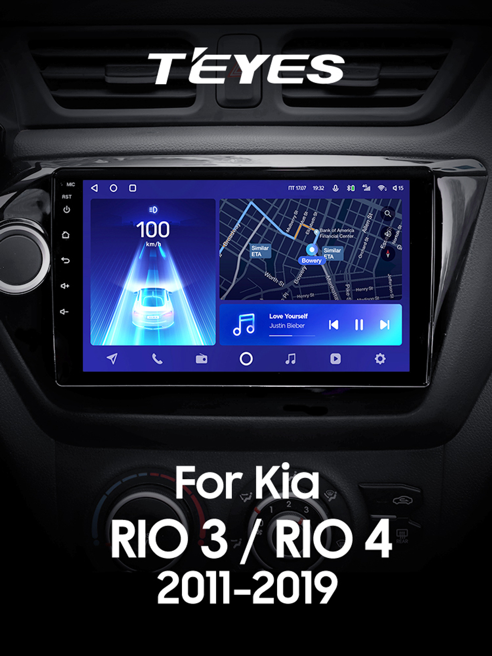 Teyes CC2 Plus 9"для KIA Rio 3 2011-2015