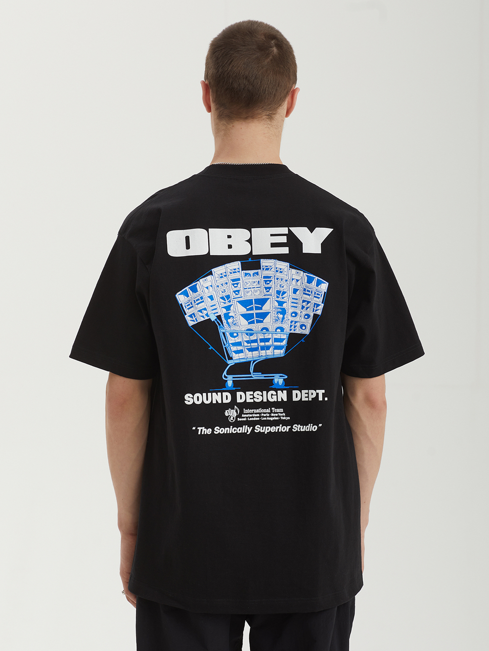 Мужская Футболка Obey Sound Design Dept.