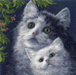 "Котята"-0971 канва с рисунком