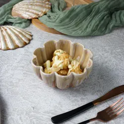 Салатник 450 мл d 14 см h7 см емкость для закусок Pearl Shell Frutti di Mare P.L. [6]
