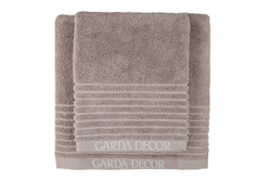 Полотенце 50x90 Garda Decor Стелла коричневое