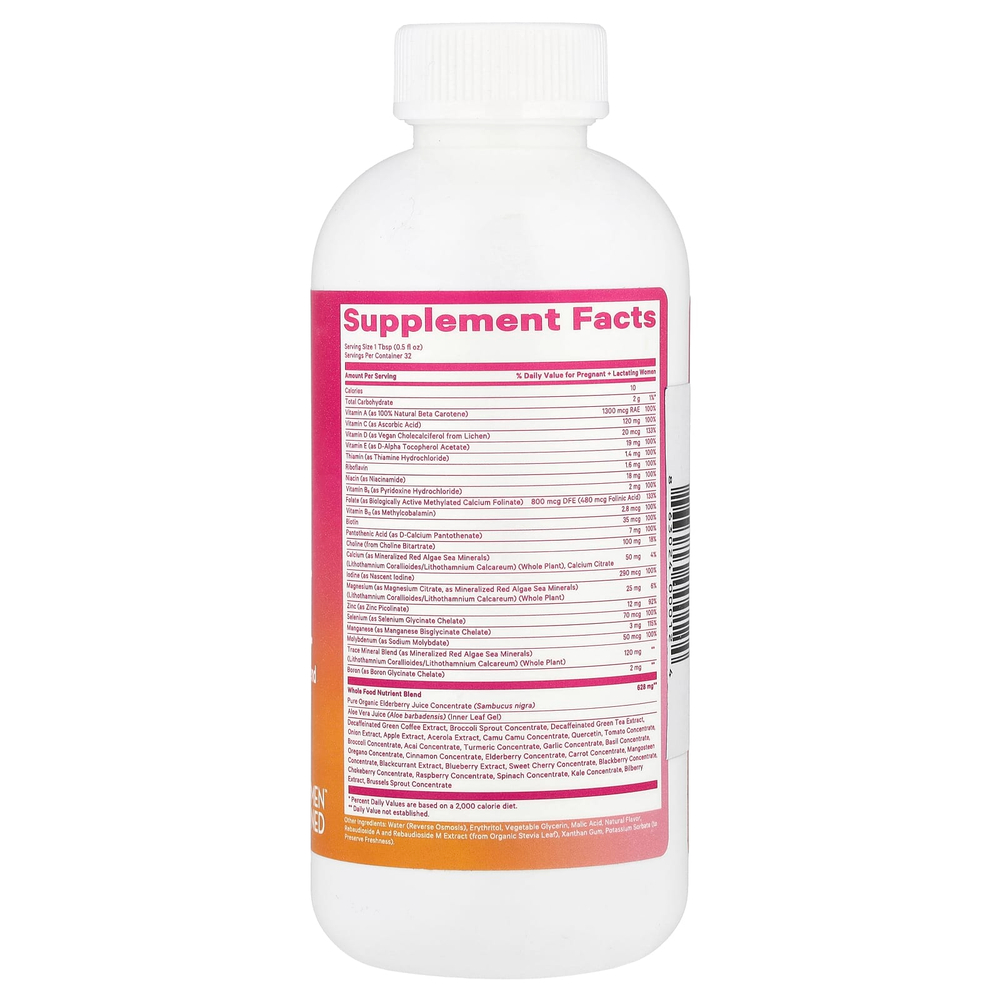 Pink Stork, Liquid Prenatal + Postnatal, смесь ягод, 473 мл (16 жидк. Унций)