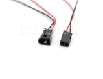 Провод питания шторки линзы 2 pin, 15см (папа+мама)