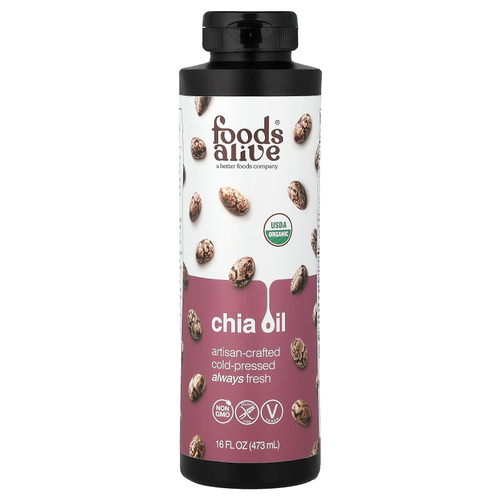 Foods Alive, органическое масло чиа, 473 мл (16 жидк. унций)