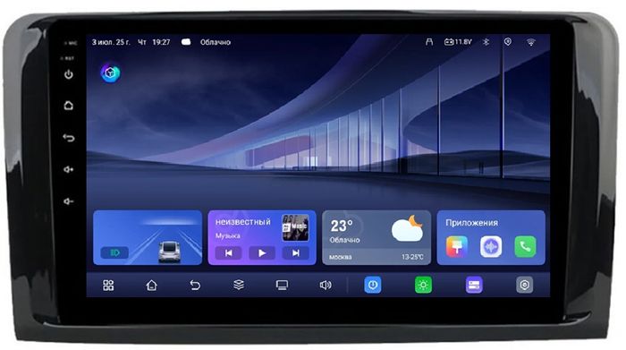 Магнитола для Mercedes-Benz GL (X164), ML (W164) 2005-2012 - Kuberg QLed, Android 14, TS105, Быстрейшая, CarPlay, SIM-слот