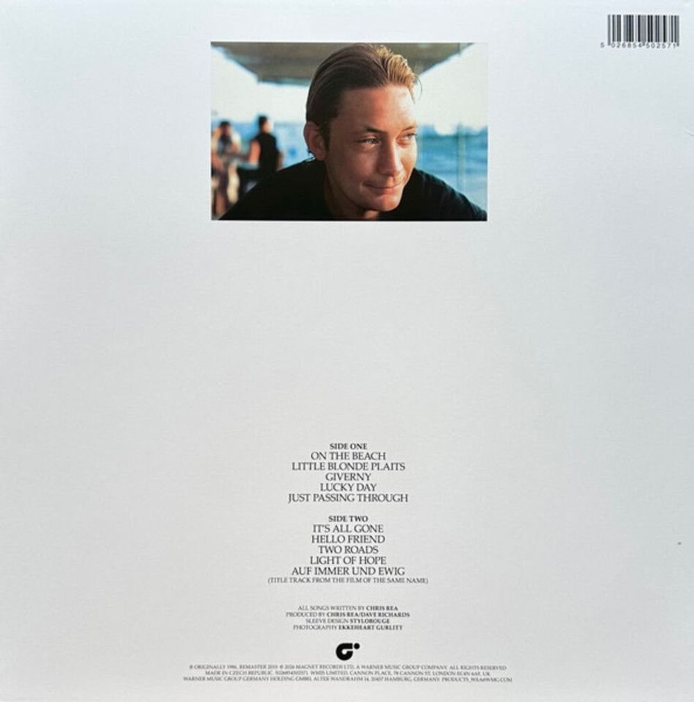 Chris Rea - On The Beach (LP, Album, 40th Anniversary Limited Edition, Reissue, Sea Blue Marble). Новая запечатанная виниловая пластинка + ПОДАРОК