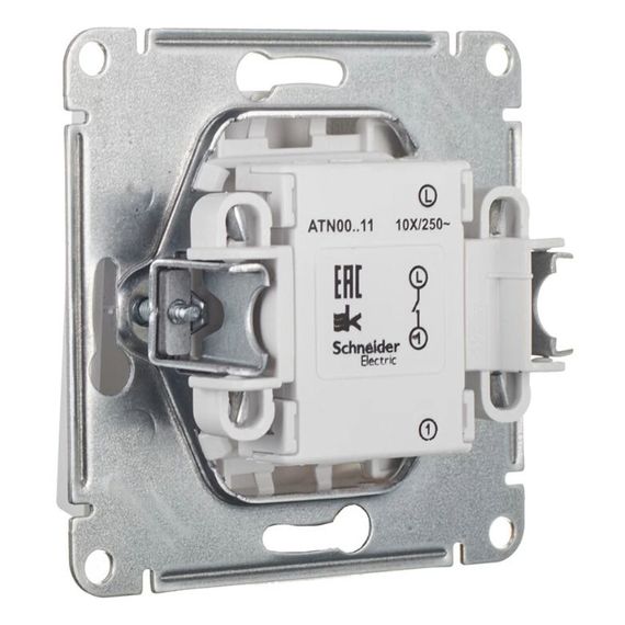 Выключатель Systeme Electric ATLASDESIGN 1 клавиша бежевый 35983