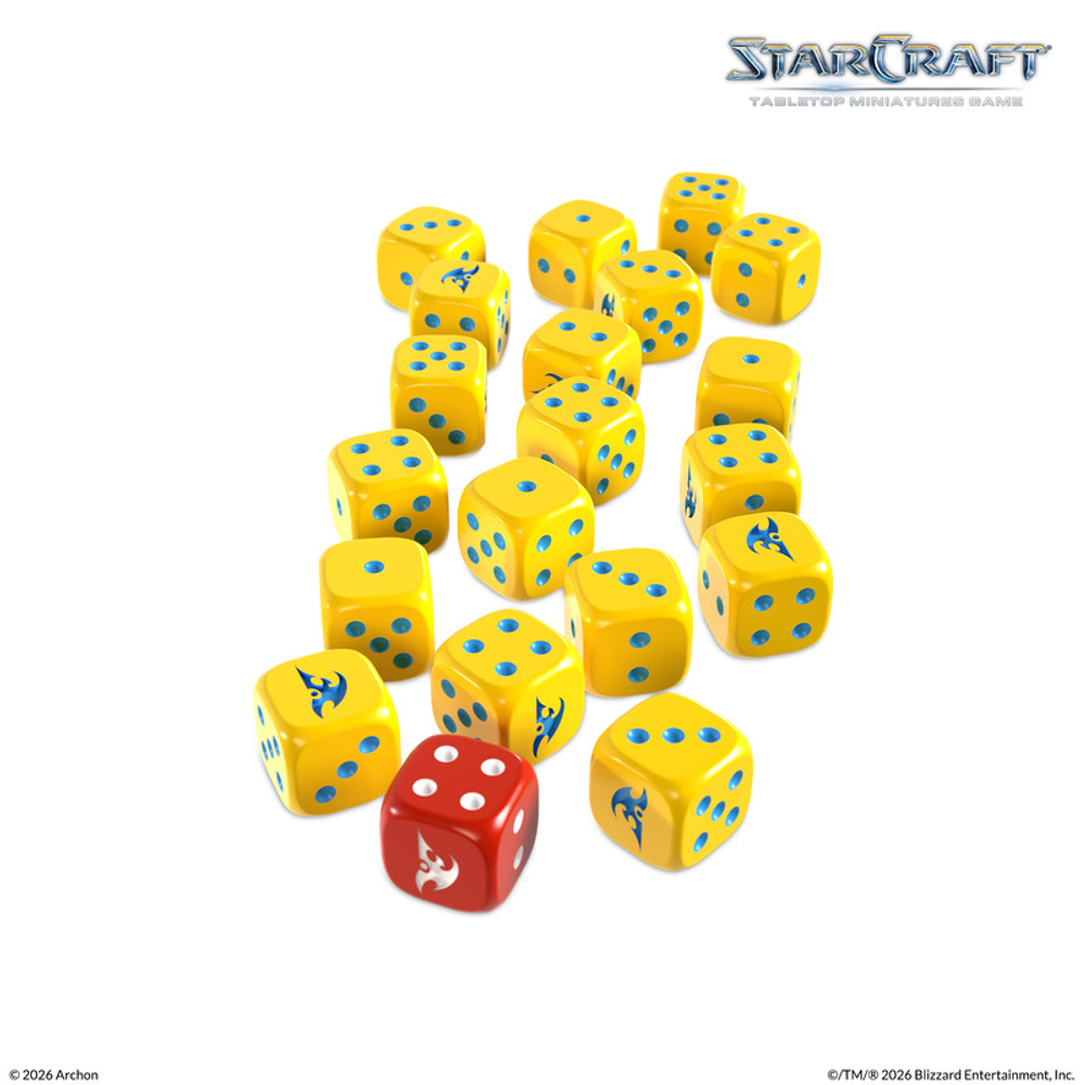 Starcraft - Protoss Custom Dice Set