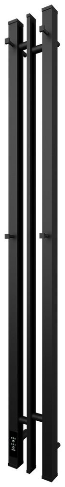 Полотенцесушитель электрический Point Фрея PN20712B П2 100x1200 диммер слева, черный