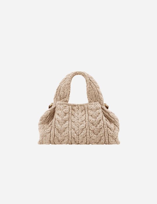 Сумка Polene Numéro Neuf Mini Edition Merino Ecru