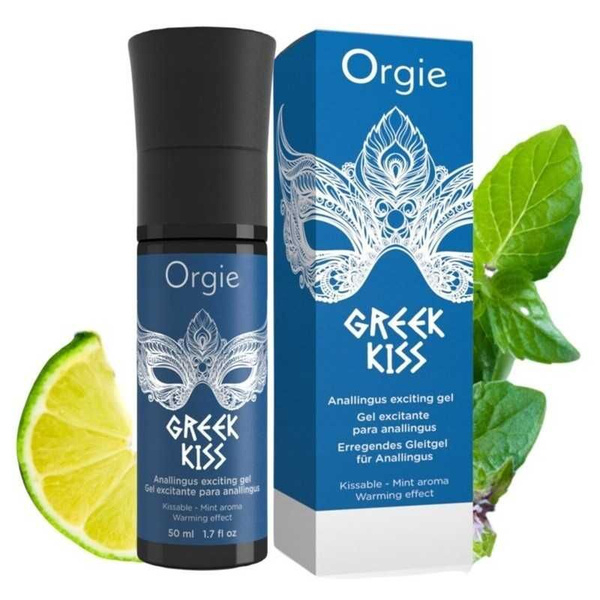 Возбуждающий съедобный гель для ануса Orgie Greek Kiss, 50 мл
