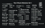 АКЦИЯ ДЕШЕВЛЕ 2026! Набор 50 шт Wera Tool-Check Modular Set 1, Биты и головки с трещоткой и отвёртками битодержателями в боксе WE-049020