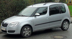 Порог левый Skoda Roomster 2006-2015 (1мм)