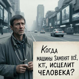 Когда машина заменит всё, кто исцелит человека?