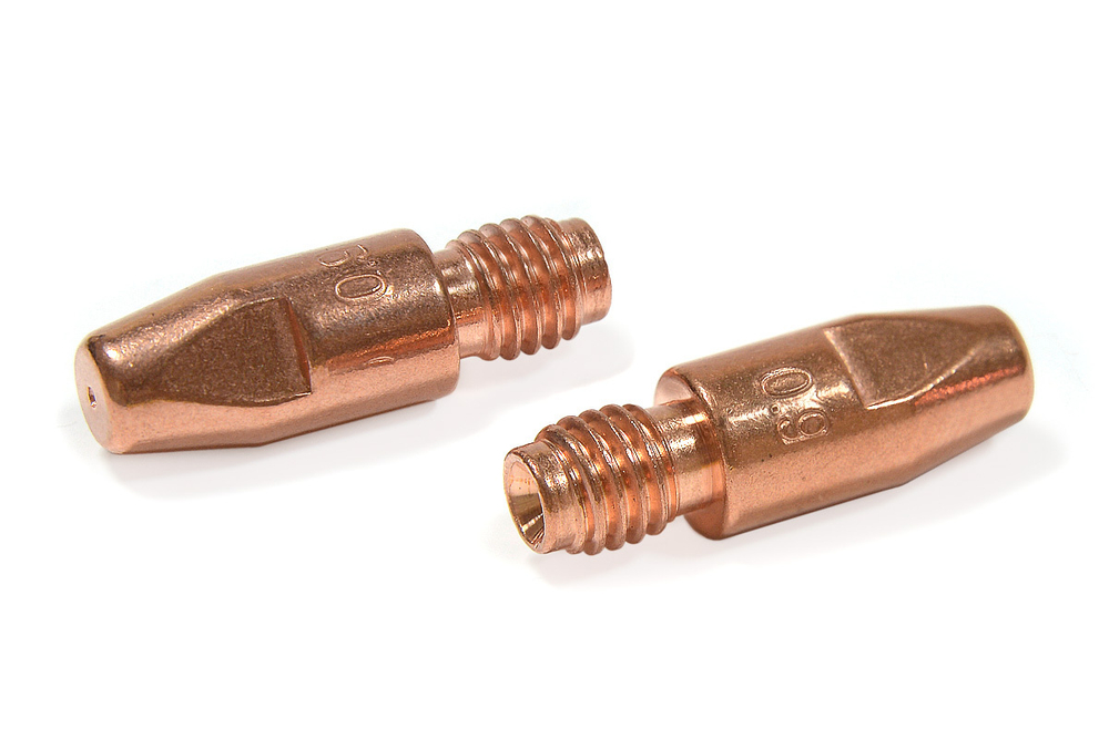 Наконечник контактный токосъемный MB36/50, M8x30x0,9mm.(ECu) (упак. 10 шт.) / MB36/50 Contact Tips M8x30x0.9(.035") (Ecu)
