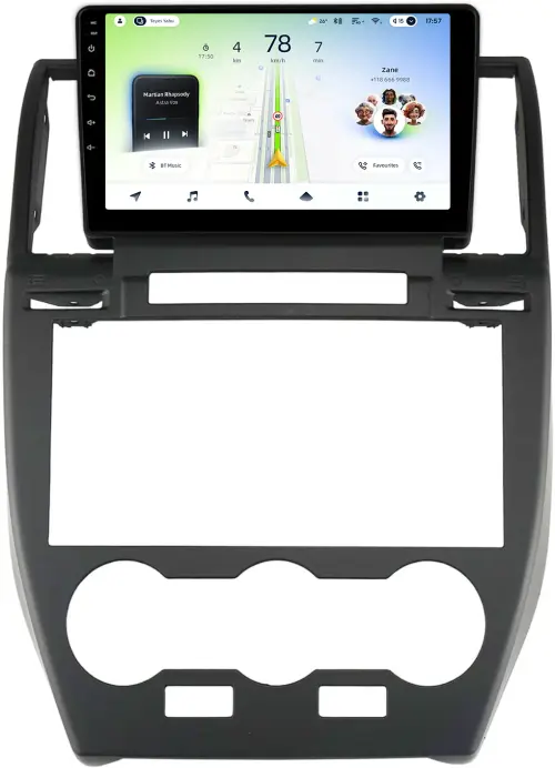 Магнитола для Land Rover Freelander 2 2007-2012 (монохром) - Teyes CC4L-DTS монитор 9" IPS, Android 14, Быстрая, Snapdragon 662, CarPlay, 4G SIM-слот