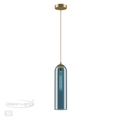 4641/1 PENDANT ODL20 407 золотой/синий Подвес E27 60W 220V VOSTI