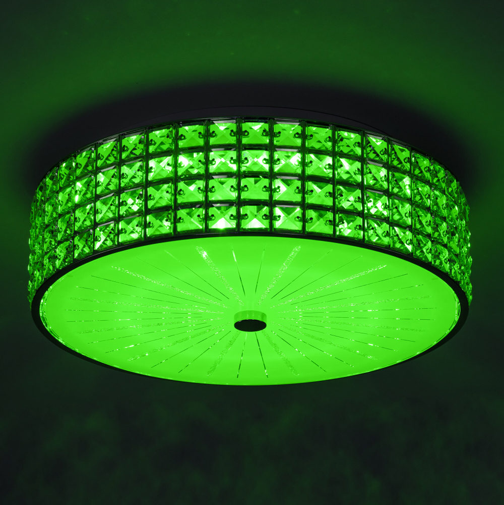 Citilux Портал CL32415G1 LED RGB Люстра хрустальная с пультом Хром