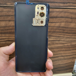 Крышка для Honor 30 Pro Plus - задняя стеклянная панель "хорошее качество" (чёрного цвета)
