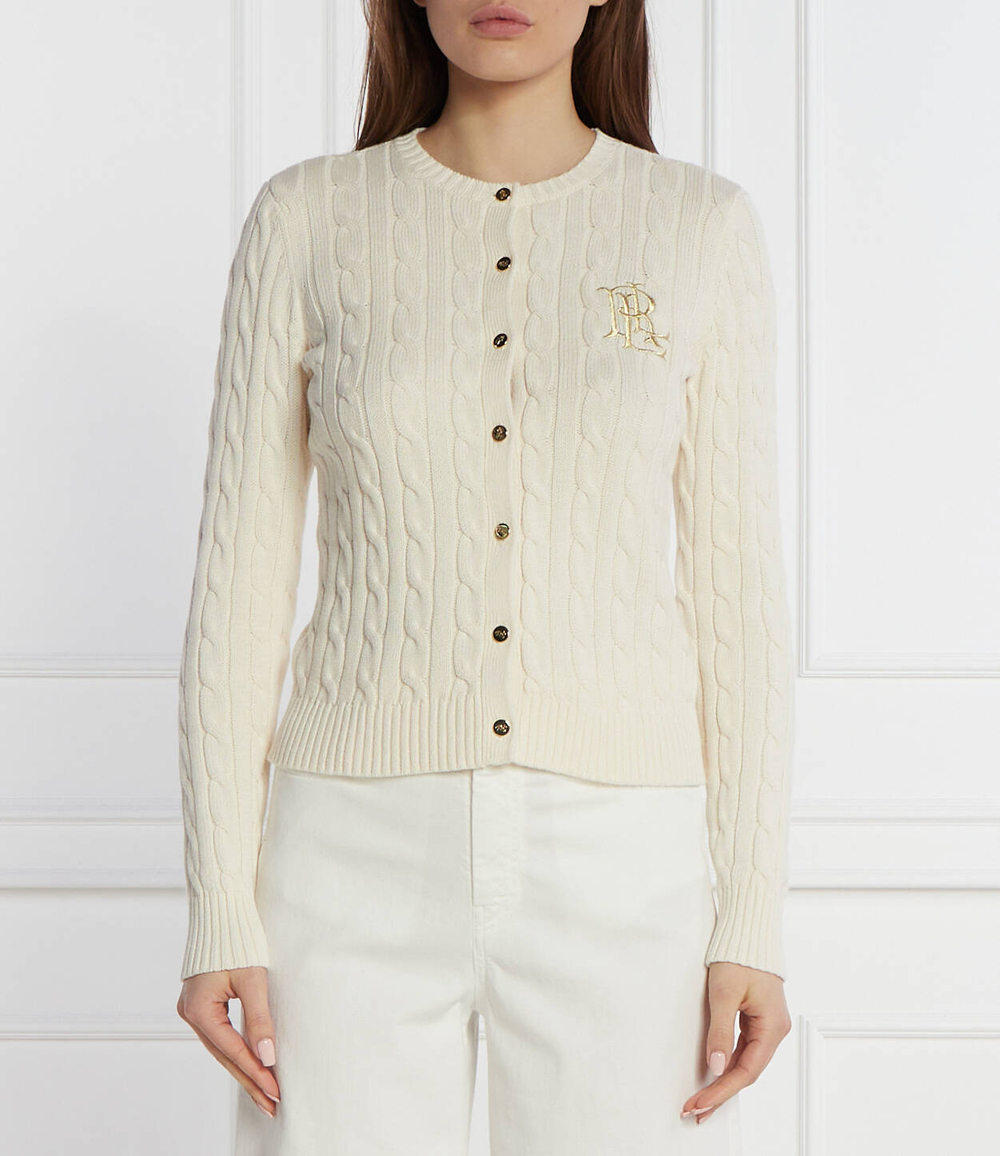 Кардиган RALHAN-LONG LAUREN RALPH LAUREN - кремовый(200932225)