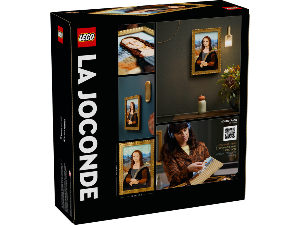 Конструктор Лего Арт Мона Лиза 31213 | LEGO Art Mona Lisa | коллекционная мозаичная картина 1503 детали 18+