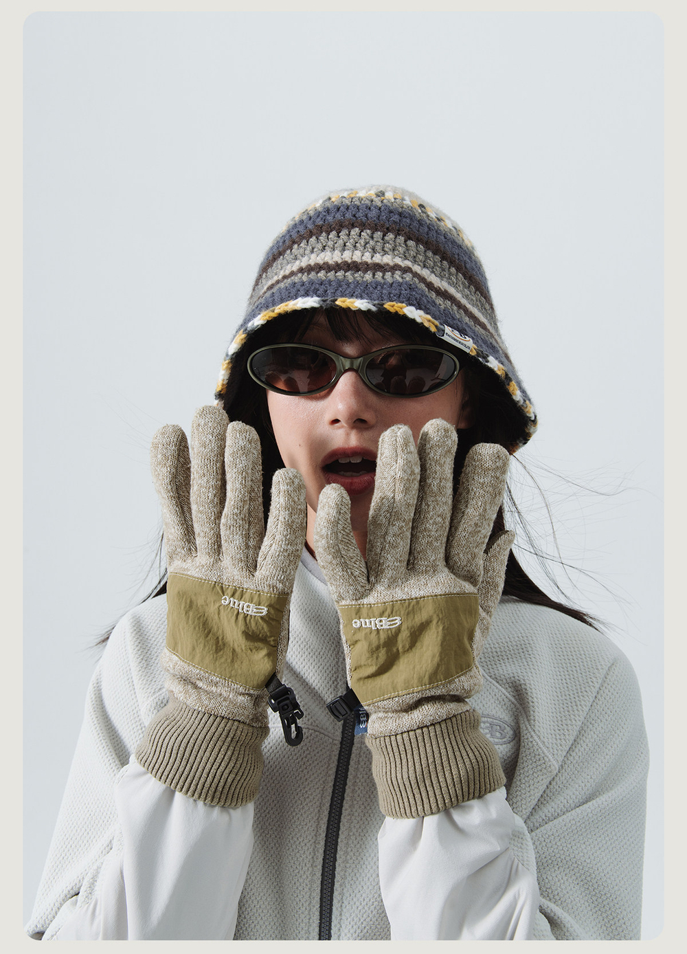 Перчатки Nothomme BlueMonte Fleece бежевый