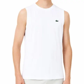 Мужская теннисная футболка Lacoste Ultra Dry Sport - white