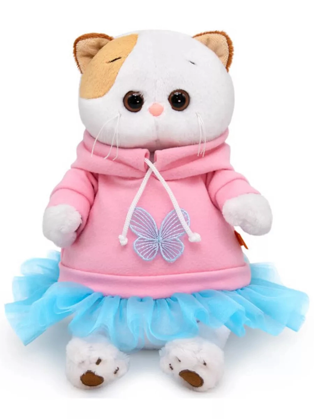 Мягкая игрушка Кошечка Ли-Ли в спортивном платье 24 см