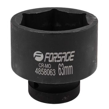 Головка ударная 1'', 63мм (6гр.) Forsage F-4858063