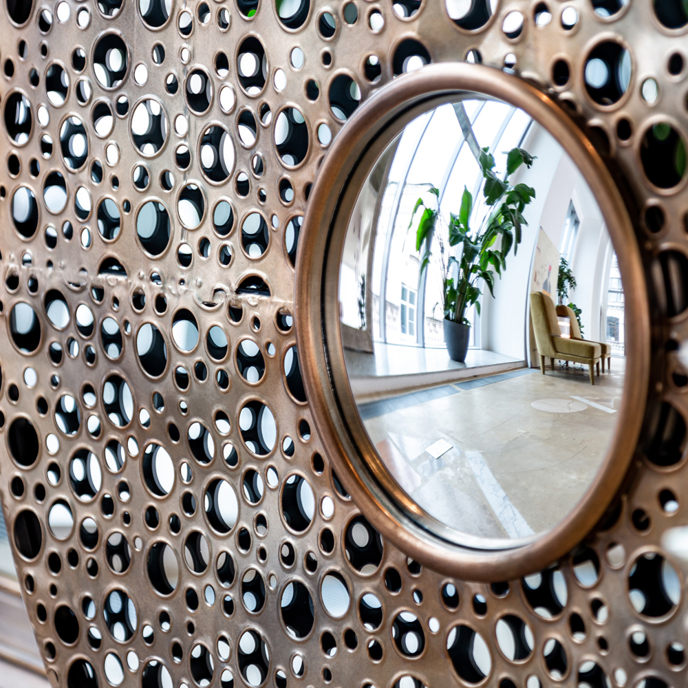 Декоративное настенное зеркало Шарден fish-eye Объект мечты