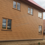 Сайдинг металлический L-брус ECOSTEEL Глянец 0,5мм Сосна