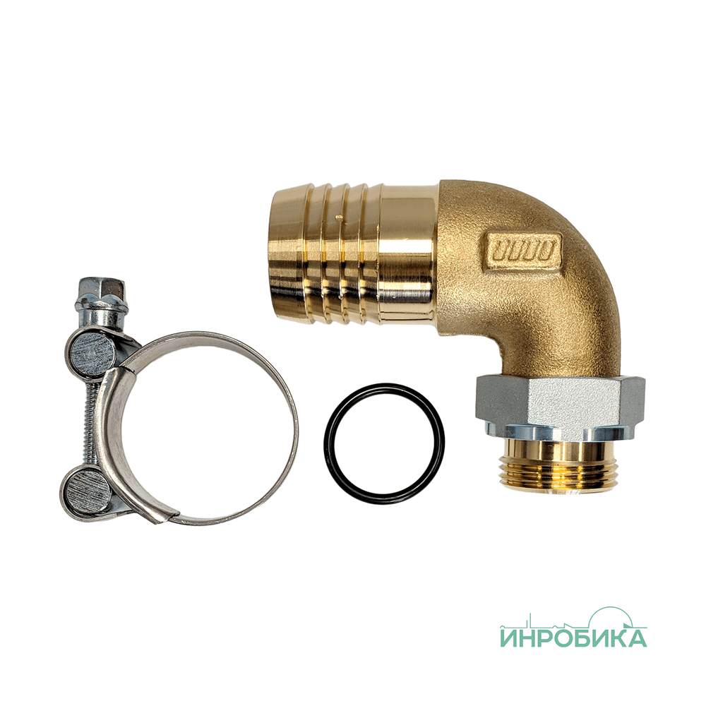 Фитинг всасывающий "GOLD" 1"X T.60 (68-73) угловой 90° 15510000430