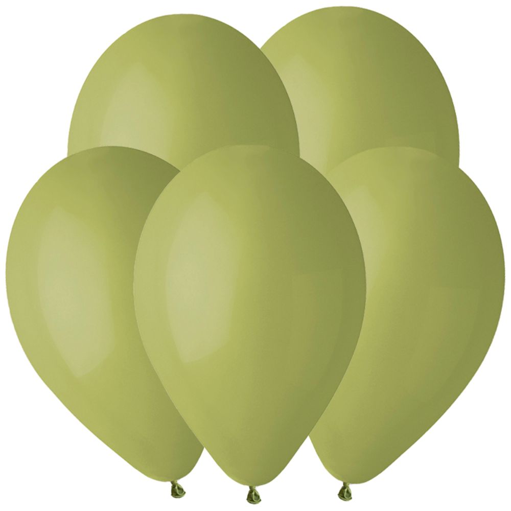 Шар 5" оливковый пастель/ Green Olive Gm