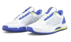 Женские кроссовки для padel Wilson Intrigue Tour Padel - white/amparo blue/safety yellow