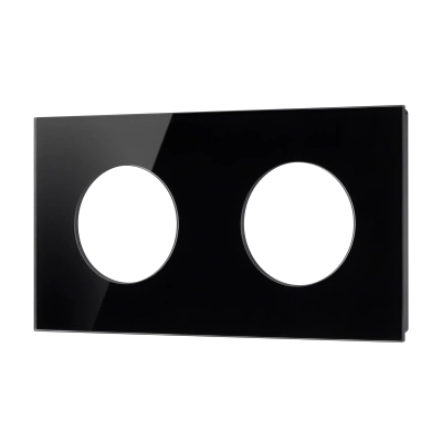 Рамка стеклянная FRM-GLARE-GC-2-BK (Arlight, -)