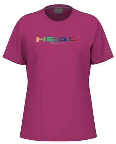 Женская теннисная футболка Head Rainbow T-Shirt - vivid pink