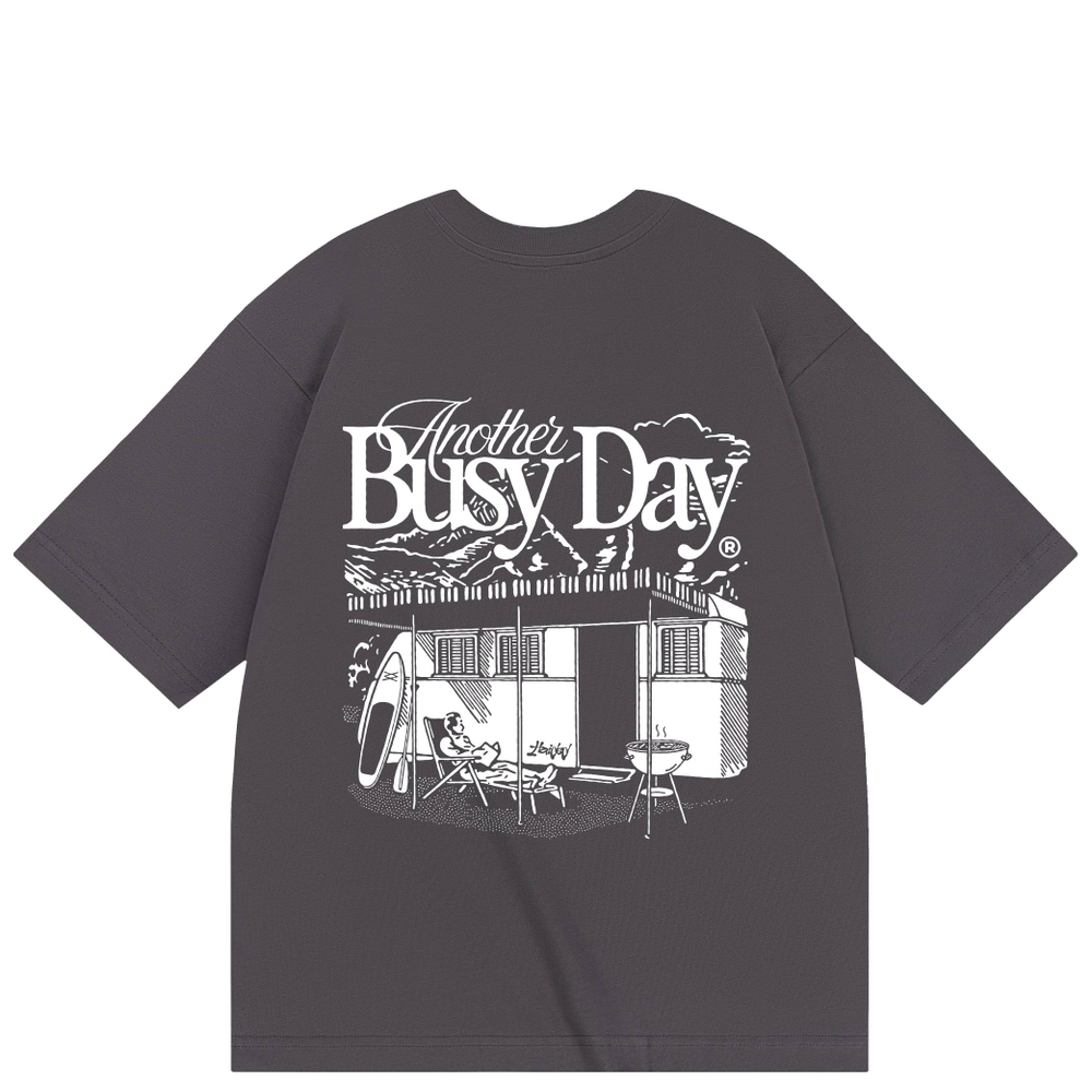 Футболка HAIDED BUSY DAY Графит