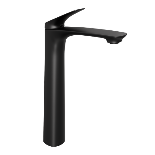 Смеситель для раковины Abelsberg Perfecta INF60102MB высокий, вулканический черный