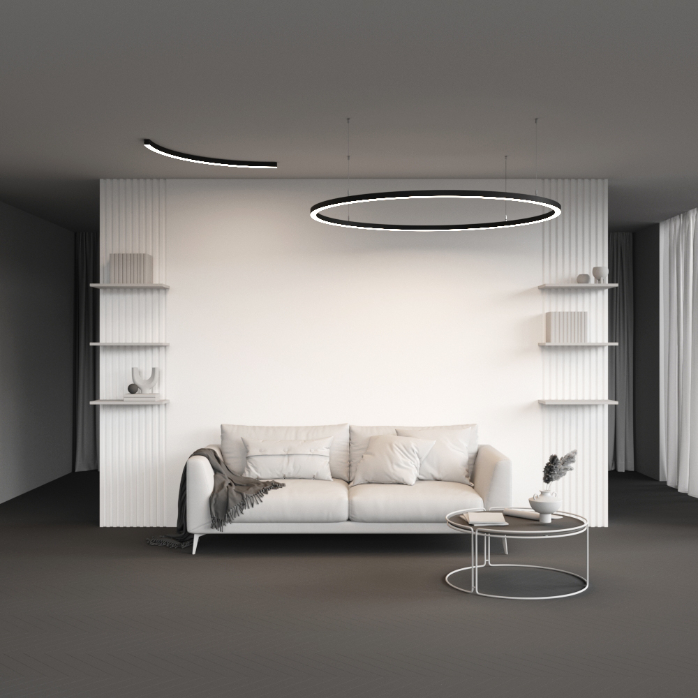 Профиль Led Strip ALM-3535R-B-D-90°-1.5M