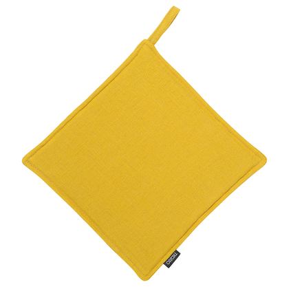 Прихватка льняная 22x22 Tkano Essential горчичная