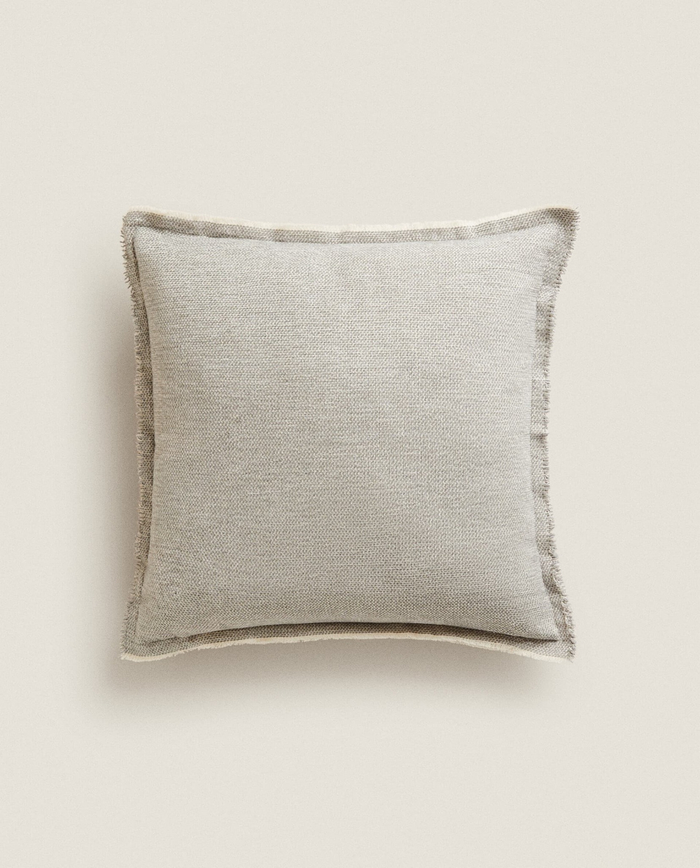 ZARA HOME ЧЕХОЛ ДЛЯ ДЕКОРАТИВНОЙ ПОДУШКИ ИЗ СИНЕЛИ, ЗЕЛЕНЫЙ
