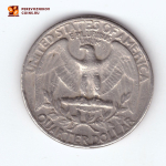 1/4 доллара. США. Медно-никель. 1967 год. F-
