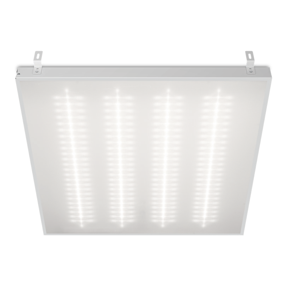 Светильник LED Грильято ДВО02 36Вт 5000К IP40 Микропризма диммируемый 1-10V 4400лм 588х588х40мм WOLTA PRO