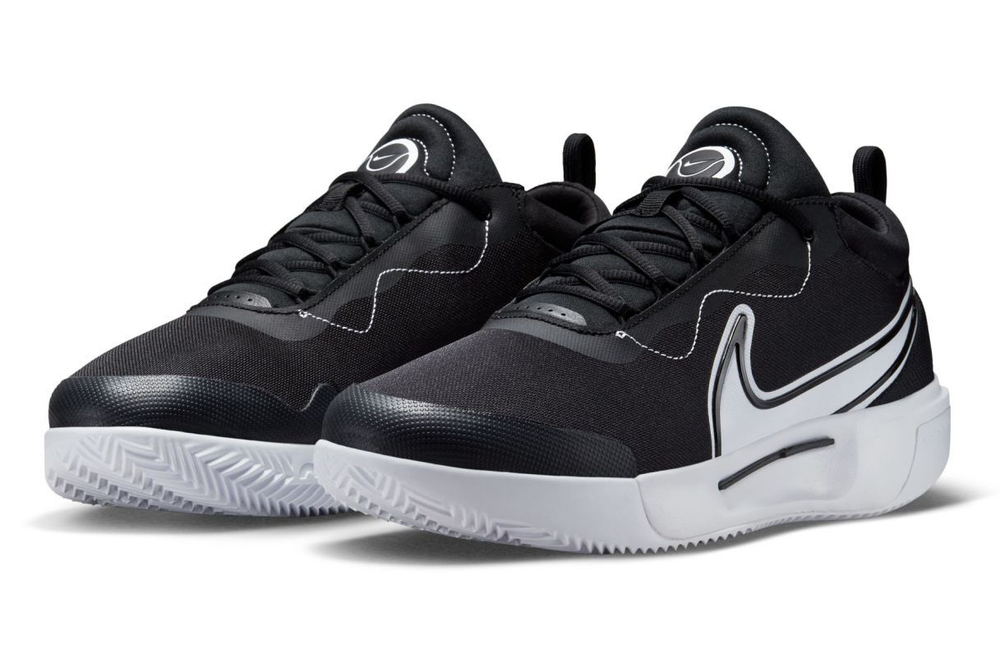 Мужские кроссовки теннисные Nike Zoom Court Pro Clay - black/white