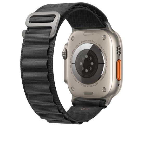 Ремешок Gurdini Alpine Loop для Apple Watch 42 / 44 / 45 / 49 mm Черный